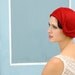 Rag Time - red cloche - made to order