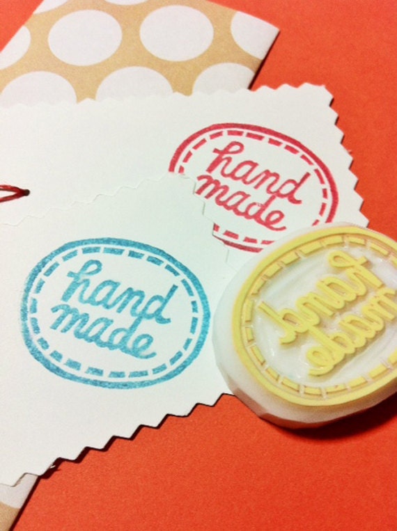HANDMADE hand carved rubber stamp. hand carved stamp. for makers. no4