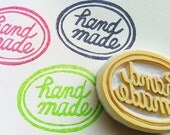 handmade hand carved rubber stamp - hand carved stamp - for maker/crafter - no7