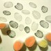 PEBBLES rubber stamps. hand carved rubber stamps - handmade rubber stamp - set of 6 - no1