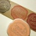 handmade rubber stamp - wax seal rubber stamp - hand carved stamp - hand carved rubber stamp - no6
