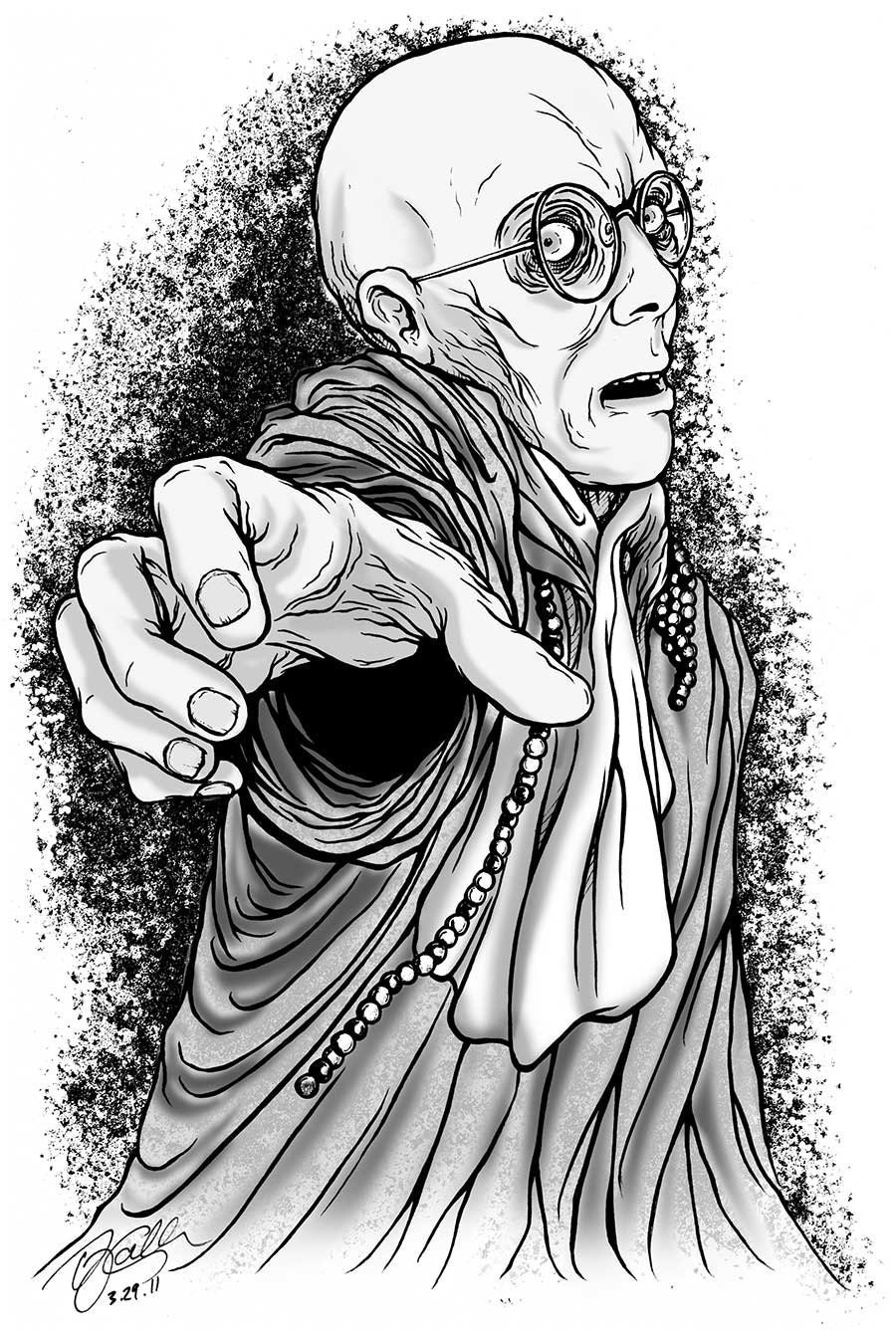 Hare Krishna Zombie - Dawn of the Dead