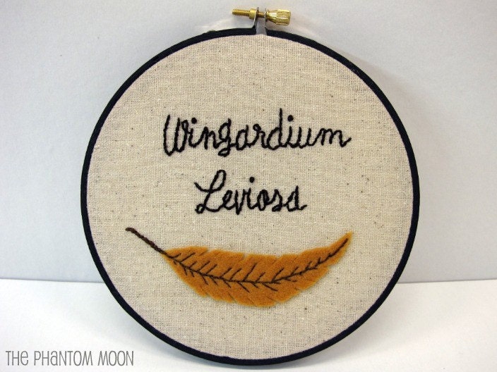 Custom Spell / Charm Wall Hoop Art - 6 inch hoop