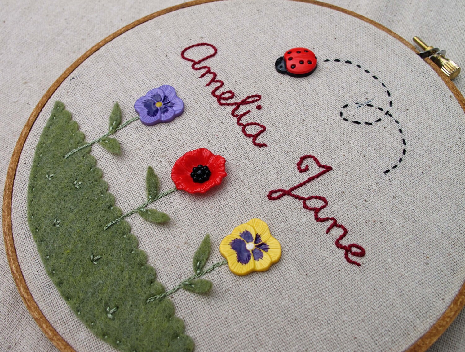 Embroidery Hoop Art