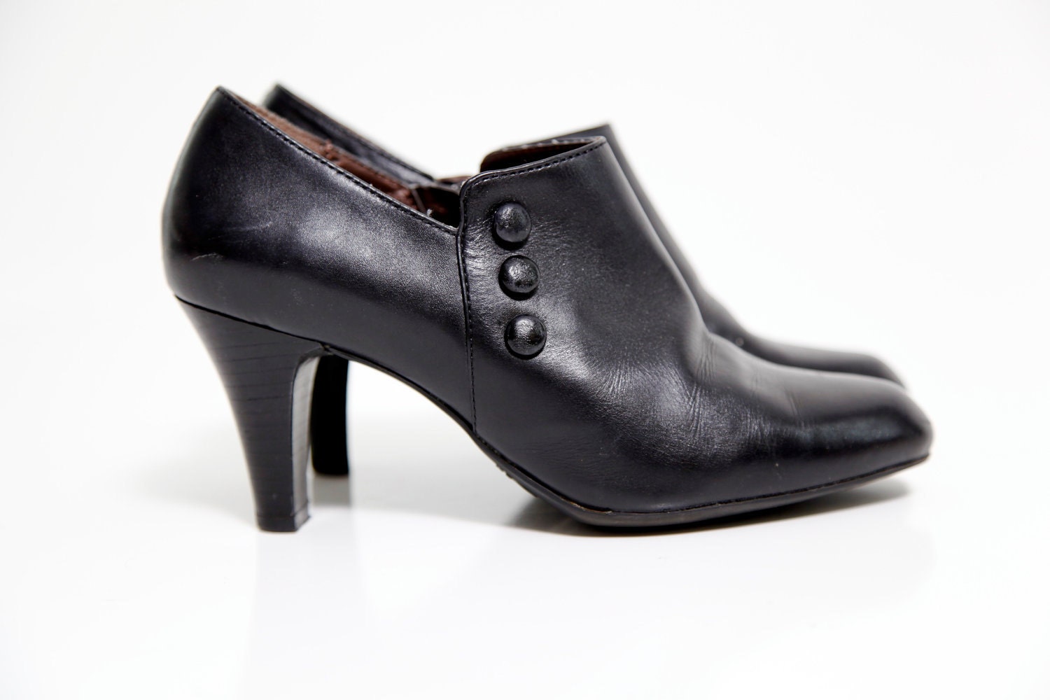 RESERVED- Vintage 1980's Black Booties