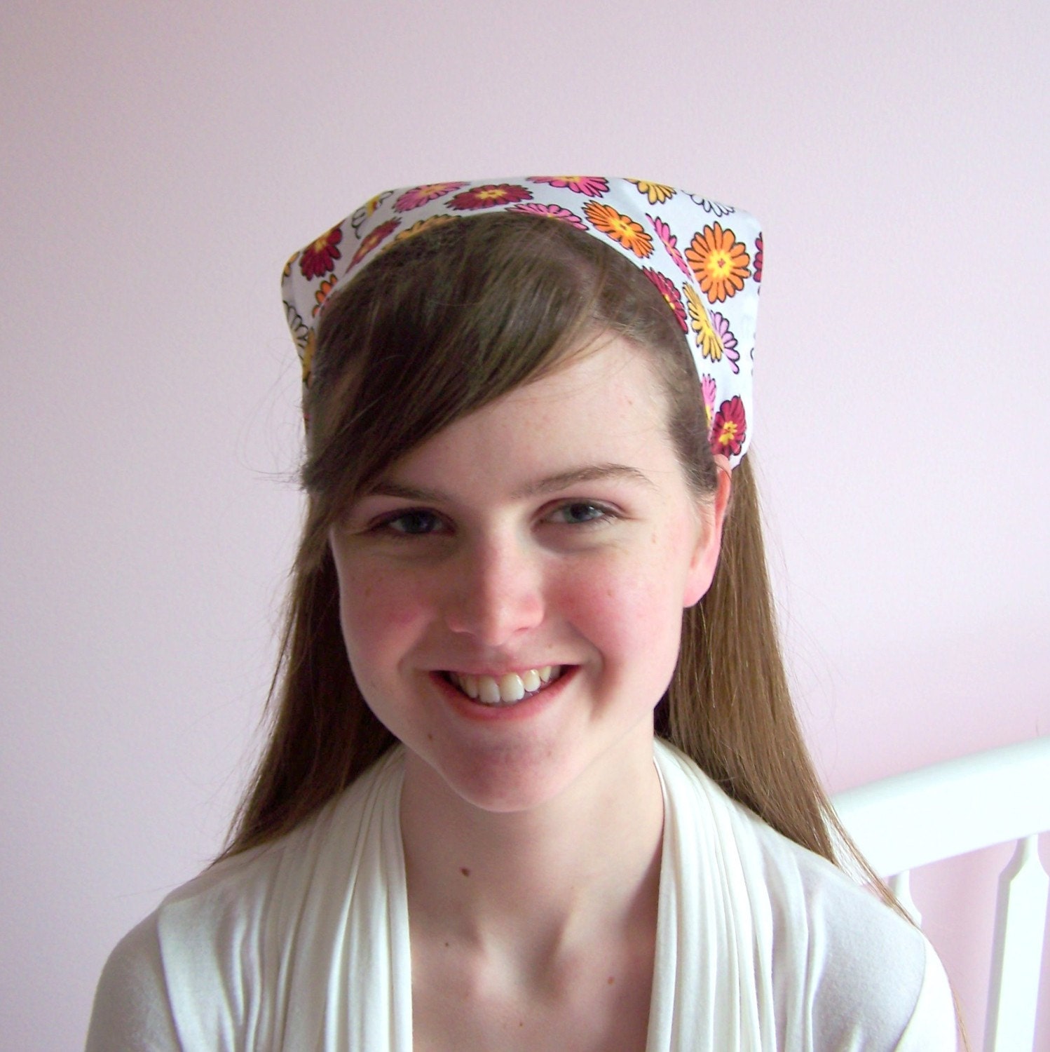 Bandana Headband Hippie Floral Kerchief