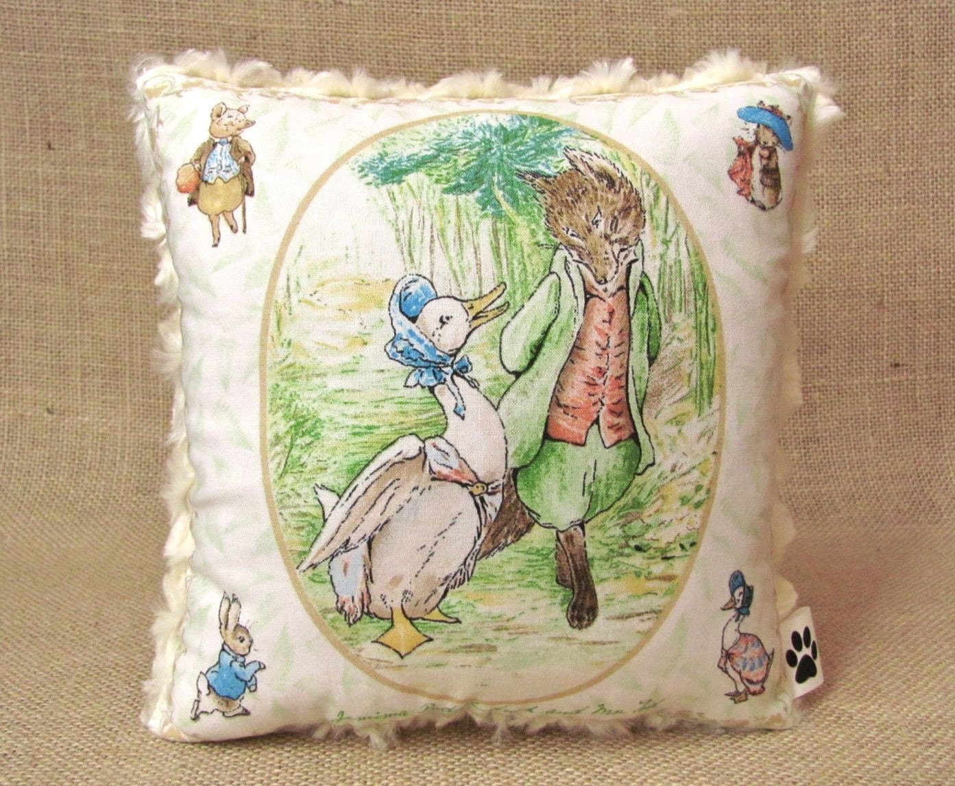 Beatrix Potter - Jemima Puddle Duck - Little Lovey Pillow