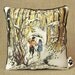 Lucy and Mr Tumnus - Chronicles Of Narnia - Little Decorative Pillow