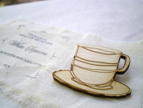 Teacup Brooch