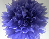 Periwinkle ... 1 tissue paper pom // wedding reception // birthday // engagement // bat mitzvah // party decorations Il_170x135