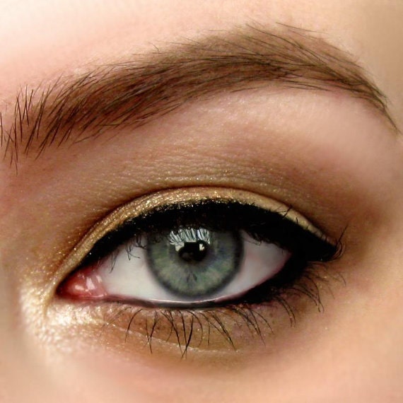 All Natural Mineral Makeup Gel Eyeliner INTENSE BLACK Easy to Use Made with Natural and Organic Ingredients