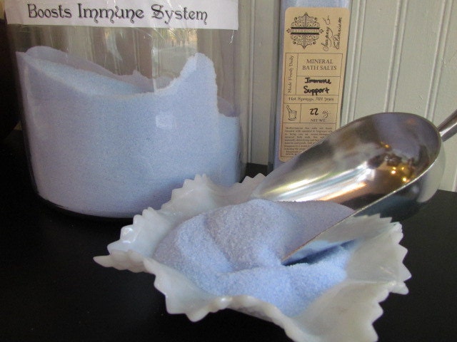 Immune Support Bath Salts - 22oz Glass Bottle