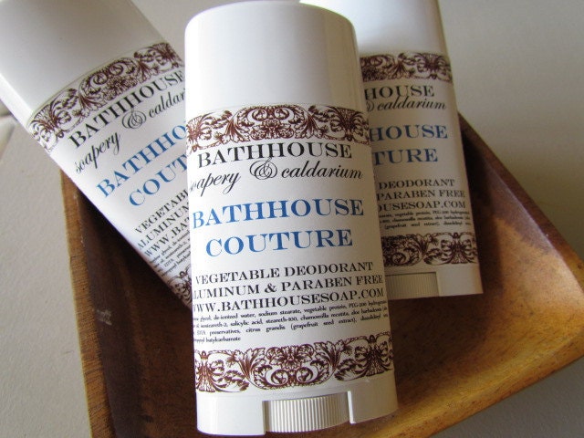 Bathhouse Couture - Vegetable Deodorant - Aluminum and Paraben Free