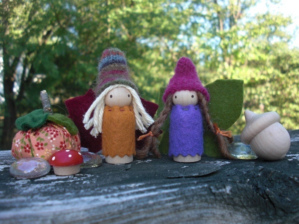 Fall Fairies and Pumpkin