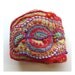 Hand Embroidered Multi-Colored Cuff