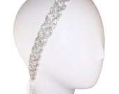 Crystal Headband, Bridal Headband - Austine