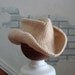 CROCHET PATTERN  - Digital Download Cowboy or Cowgirl Hat Crochet  0-6 month PATTERN  001 - Photography Prop pattern