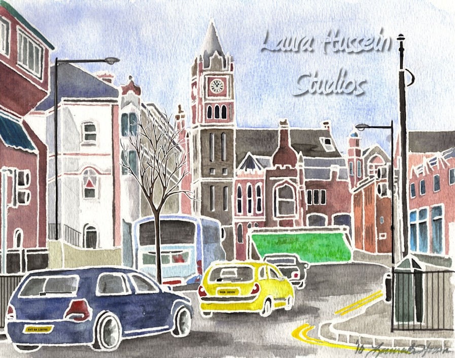 Derry Northern Ireland Foyle Street Print 101.3