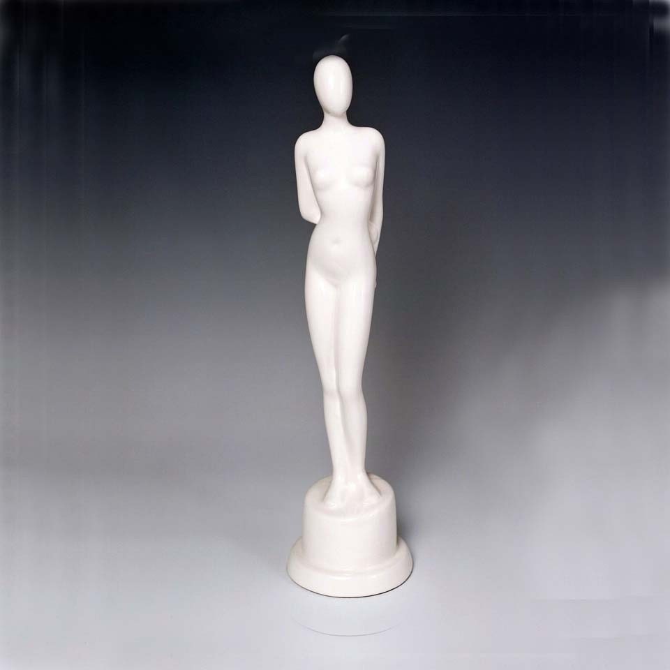 Sculpture Ceramic Figure Female TALL NUDE white Ltd ed 75