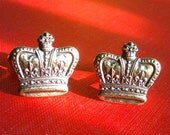 CUFF LINKS - GOLD CROWN