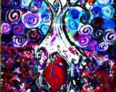 GROWTH Card featuring original painting digitally enhanced