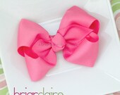 Minnie - Hot Pink Classic Boutique Bow Alligator Clip