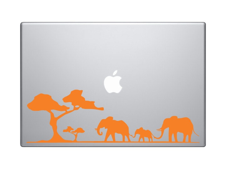Elephant Family - Laptop Decal