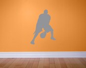Basketball Vinyl Wall Graphic - Cross Over