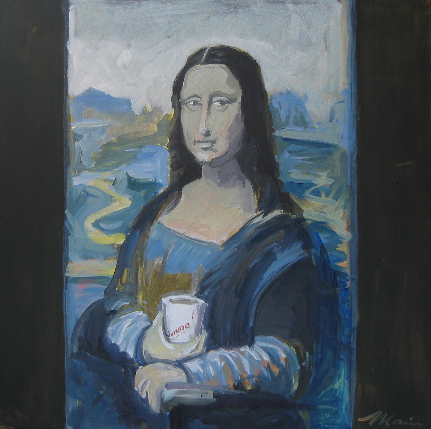 Painting Of Monalisa