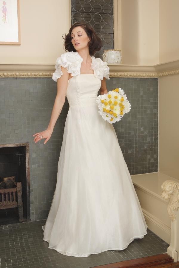 SAMPLE SALE Size 6 Couture Eco-friendly Wedding Dress - Jane