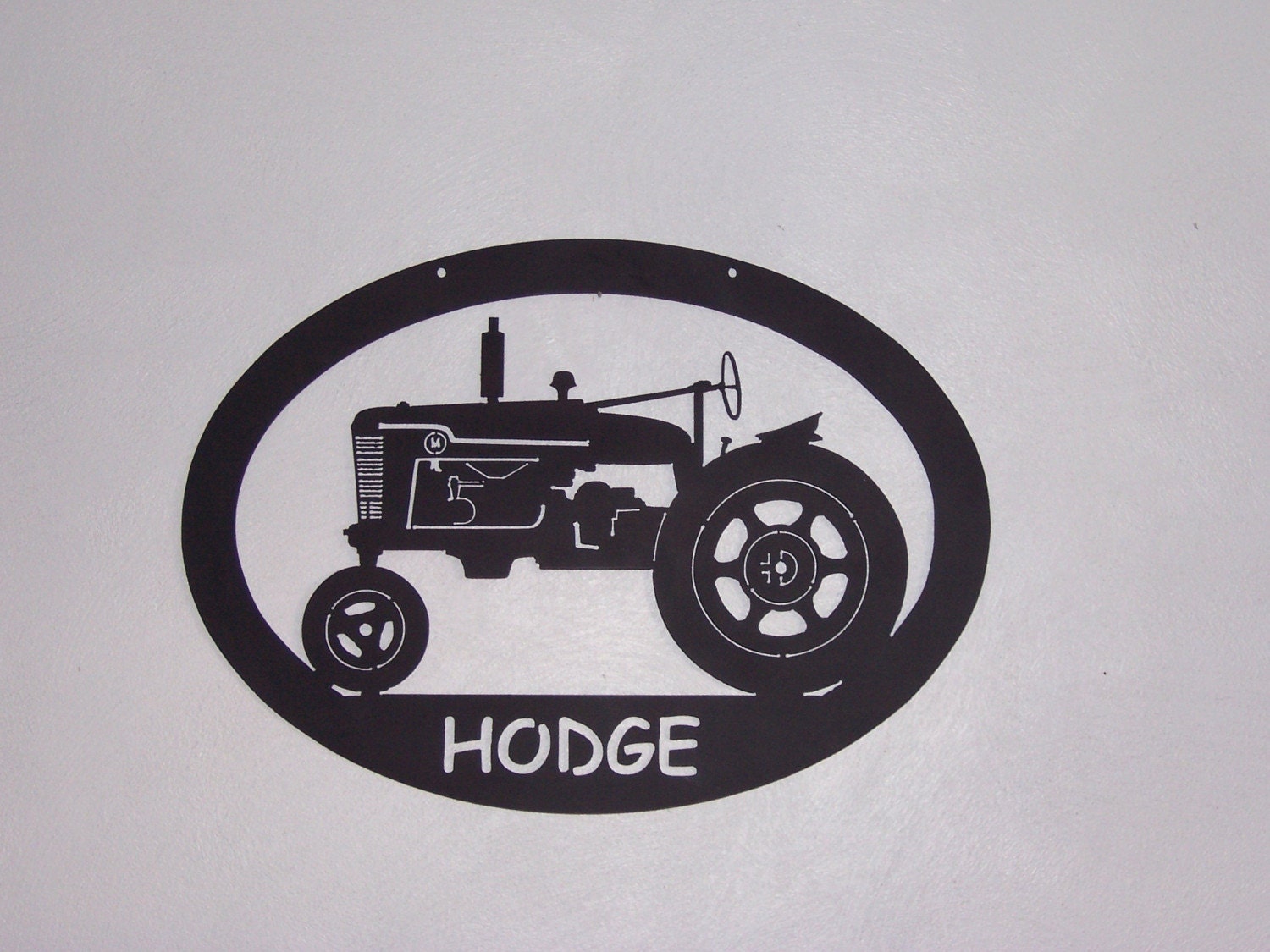 Custom Metal Tractor Sign, great gift idea
