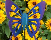 Colorful Butterfly Garden Stake