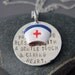 Nurses Prayer Handstamped Necklace