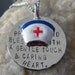 Nurses Prayer Handstamped Necklace