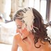 Bridal Fascinator, Feather Fascinator, Hair Clip, Head Piece - CAMILLE