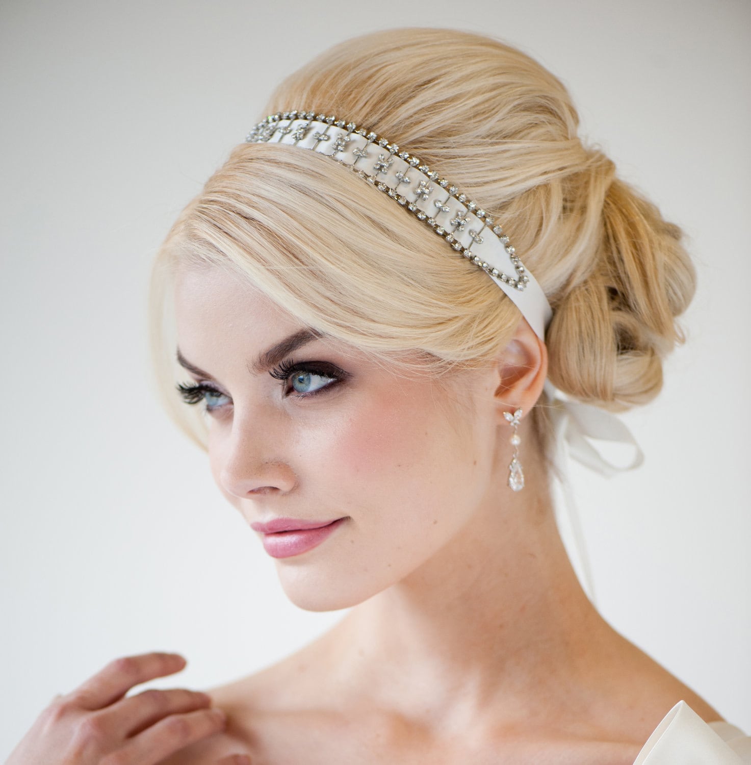 Ribbon Headband Bridal