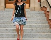 upcycled clothing . dress . something blue