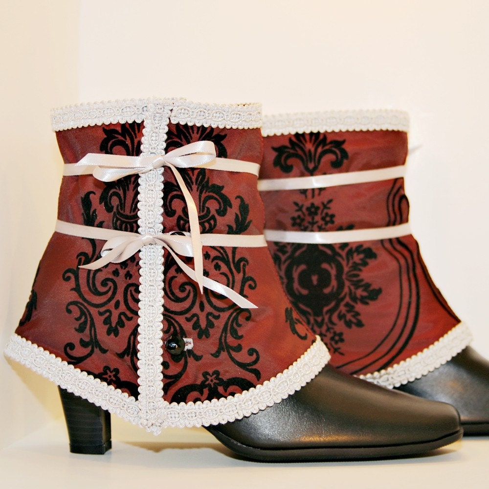 upcycled accessories . spats . forbidden liaison