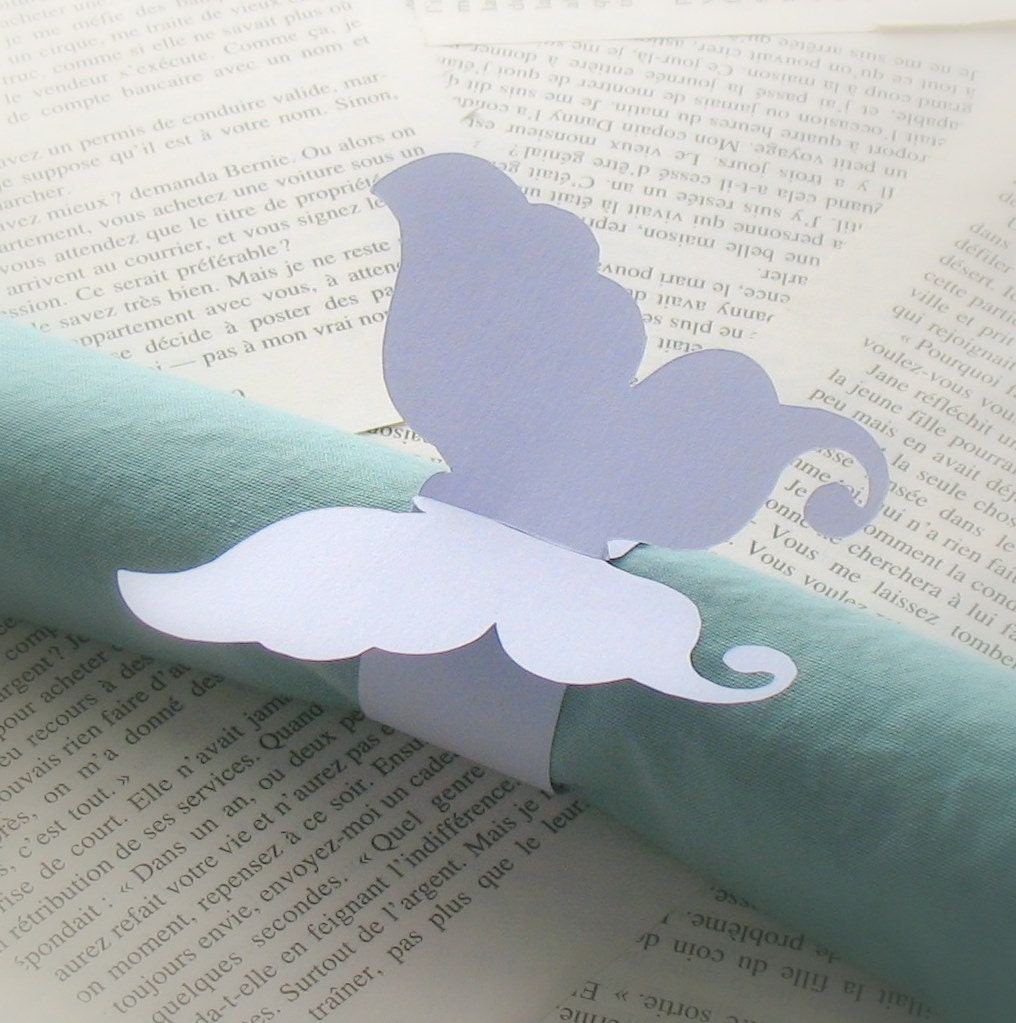 Butterfly Napkin Rings - Set of 3