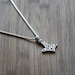Tiny Thor's Hammer  - STERLING SILVER - (Just the pendant, chains are sold separately.)