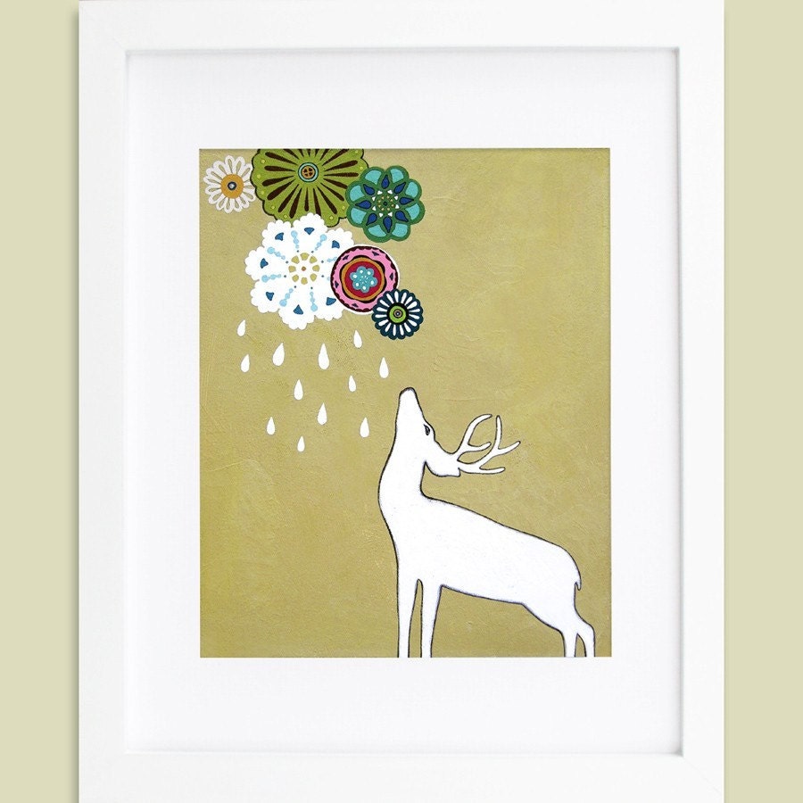 Raining Down Possibility MODERN Fine Art Print