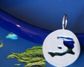 Sterling Silver Circle-Shaped Haiti FUNDRAISER Pendant