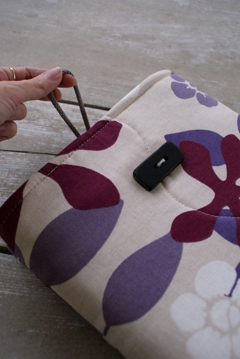 Laptop Sleeve Case Cover for a 13 inch Macbook/cotton canvas