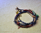 Bohemian Wrap Bracelet and Necklace