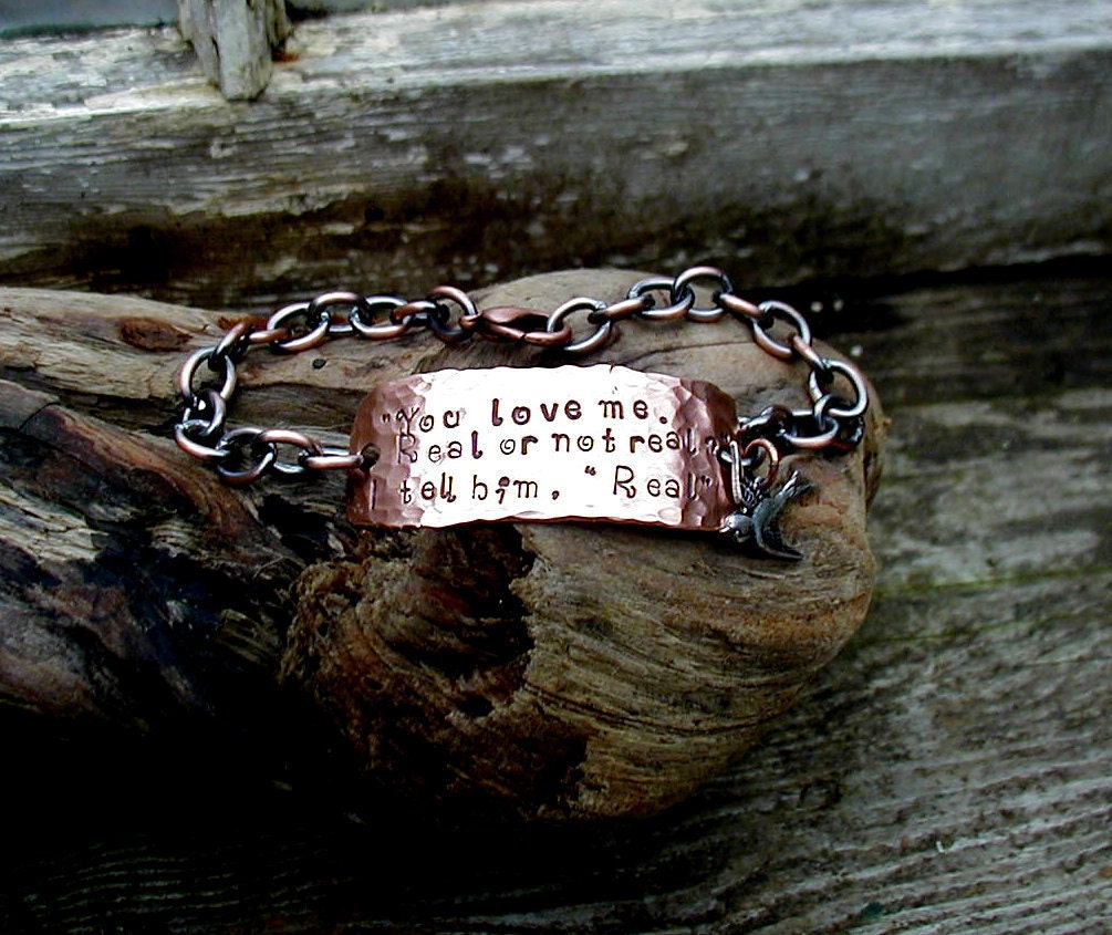 Hunger Games Bracelet the Complete Quote - REAL or NOT REAL