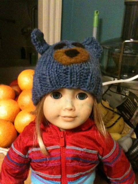 Custom Knit American Girl Hat - Choose any of my designs for your favorite doll