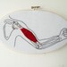Bicep Arm Muscle Embroidery Wall Art