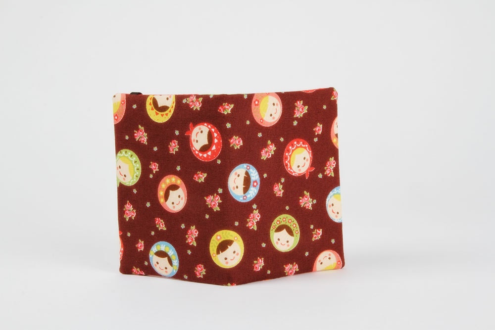 Card holder - Petit capuchon on brown