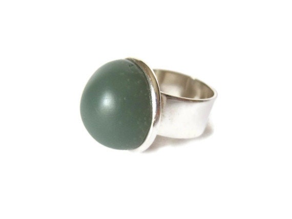 Resin Ring in Sage Cocktail