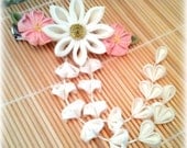 White Innocence Japanese Kanzashi Clip